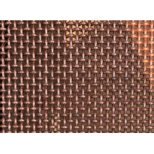 Red copper diagonal woven wire mesh